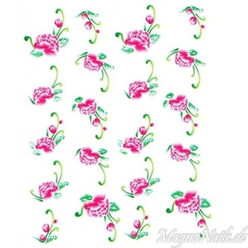 2D Nail Art One Stoke Sticker