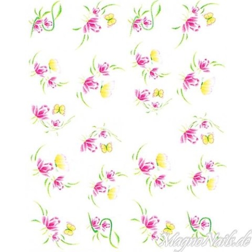 2D Nail Art One Stoke Sticker