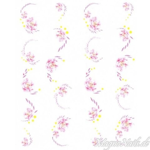 2D Nail Art One Stoke Sticker