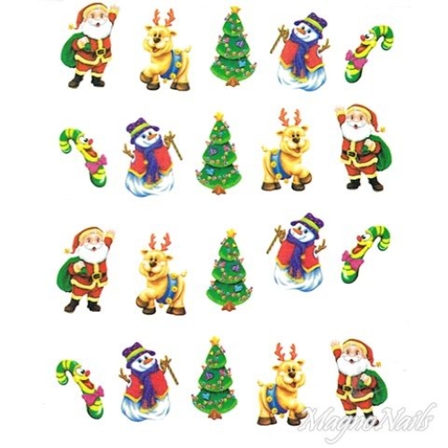 2D Nail Art One Stoke Sticker