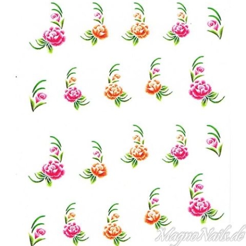 2D Nail Art One Stoke Sticker