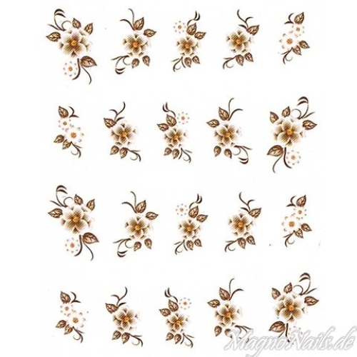 2D Nail Art One Stoke Sticker