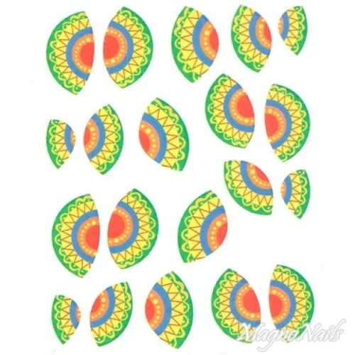 2D Nail Art One Stoke Sticker