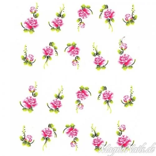 2D Nail Art One Stoke Sticker