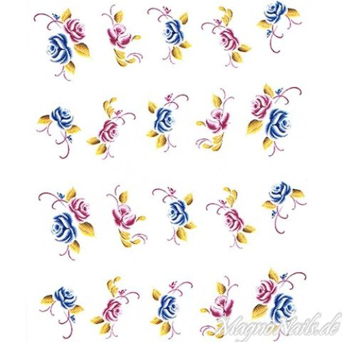 2D Nail Art One Stoke Sticker