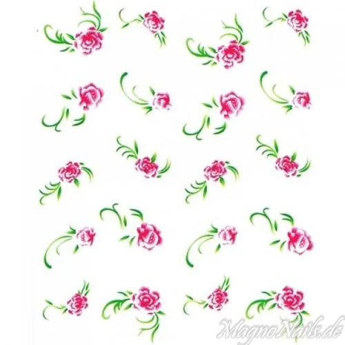 2D Nail Art One Stoke Sticker