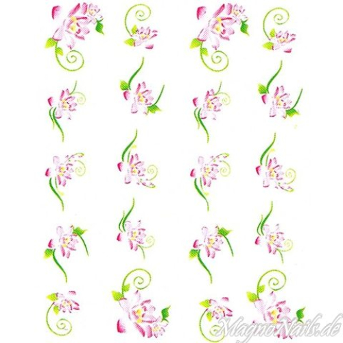 2D Nail Art One Stoke Sticker