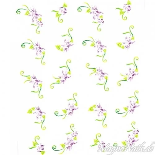 2D Nail Art One Stoke Sticker