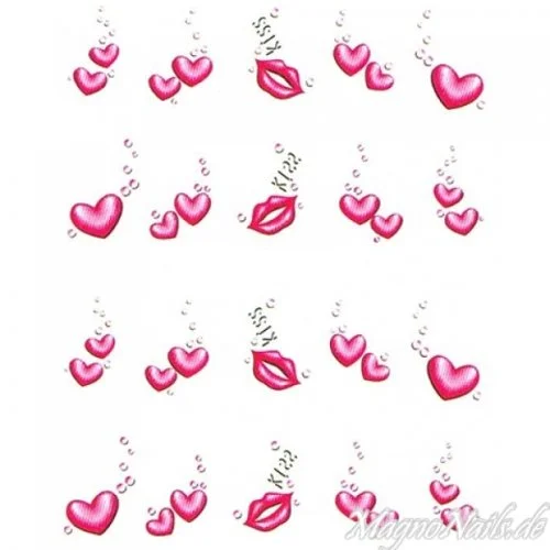 2D Nail Art One Stoke Sticker