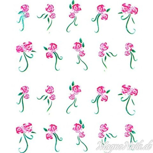2D Nail Art One Stoke Sticker