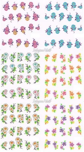 2D Nail Art Sticker