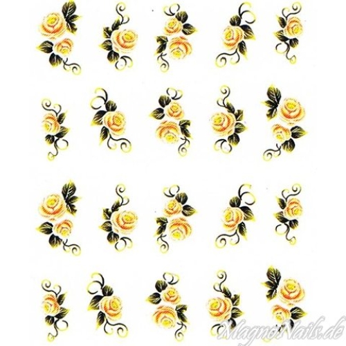 2D Nail Art One Stoke Sticker