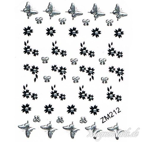 Nail Art 2D Sticker Nagelaufkleber Aufkleber Nageldesign Nägel selbstklebend