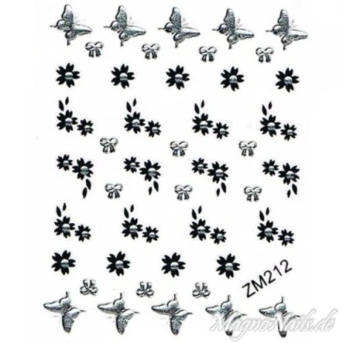Nail Art 2D Sticker Nagelaufkleber Aufkleber Nageldesign Nägel selbstklebend