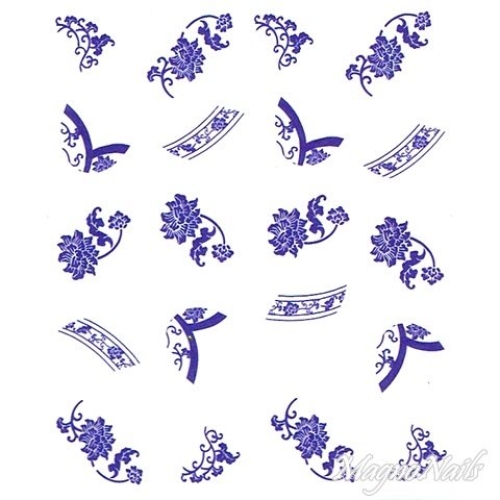 2D Nail Art One Stoke Sticker
