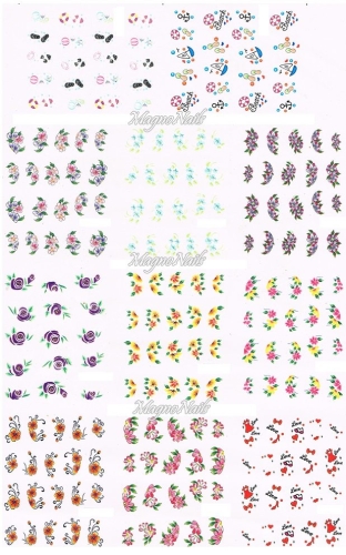 2D Nail Art Sticker