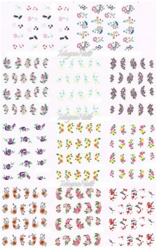 2D Nail Art Sticker
