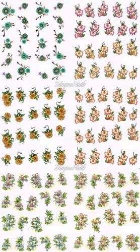 2D Nail Art Sticker