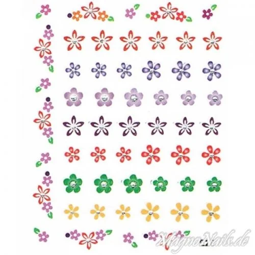 2D Nail Art Sticker