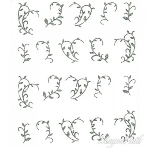 2D Nail Art One Stoke Sticker