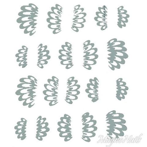 2D Nail Art One Stoke Sticker