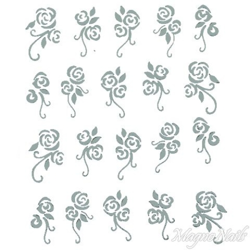 2D Nail Art One Stoke Sticker