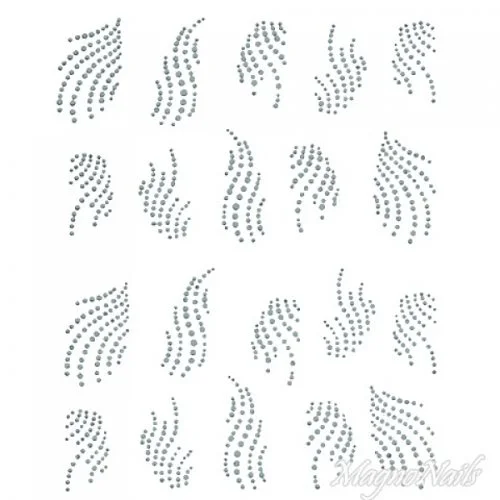 2D Nail Art One Stoke Sticker