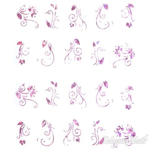 2D Nail Art One Stoke Sticker