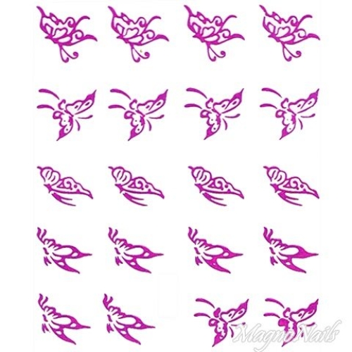 2D Nail Art One Stoke Sticker