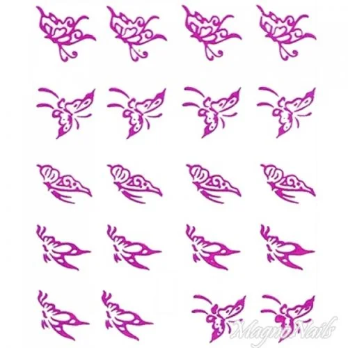 2D Nail Art One Stoke Sticker