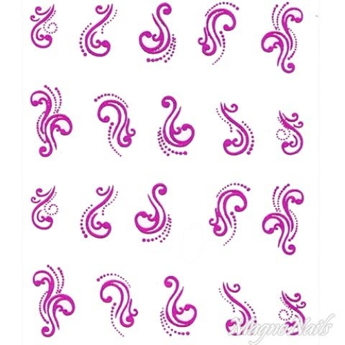 2D Nail Art One Stoke Sticker