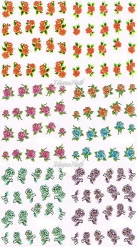 2D Nail Art Sticker