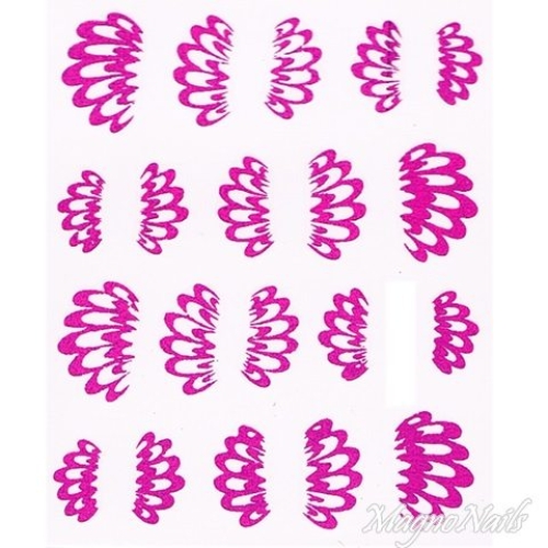 2D Nail Art One Stoke Sticker