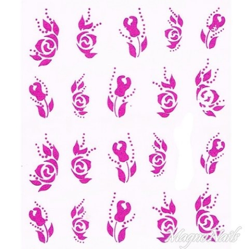 2D Nail Art One Stoke Sticker