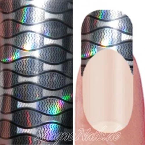 Nail Art Transfer Folie 1,5m - Nail Foil - Fish Scales Nailart Nails Nägel Schmuck TransferFolie Nagelfolie Nageldesign