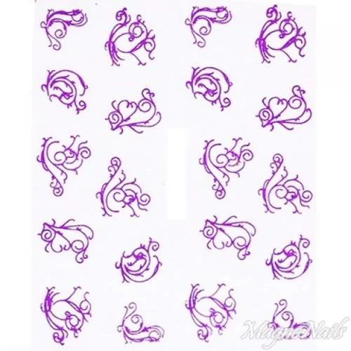2D Nail Art One Stoke Sticker