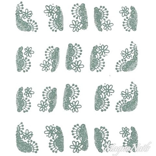 2D Nail Art One Stoke Sticker