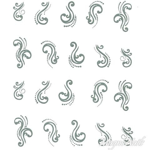 2D Nail Art One Stoke Sticker