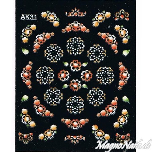 3D Nail Sticker Seblstklebende Aufkleber Nagelsticker Nagelaufkleber