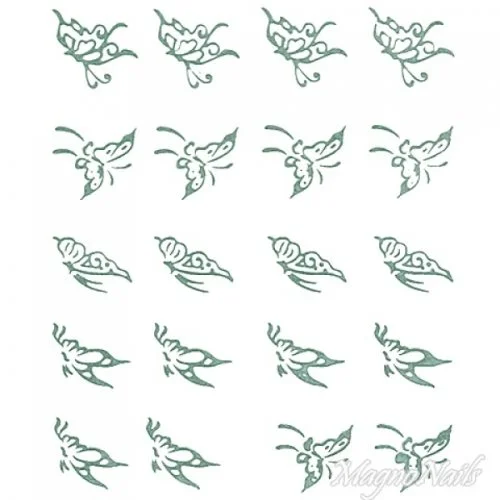 2D Nail Art One Stoke Sticker