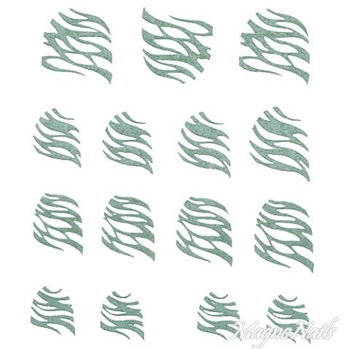 2D Nail Art One Stoke Sticker