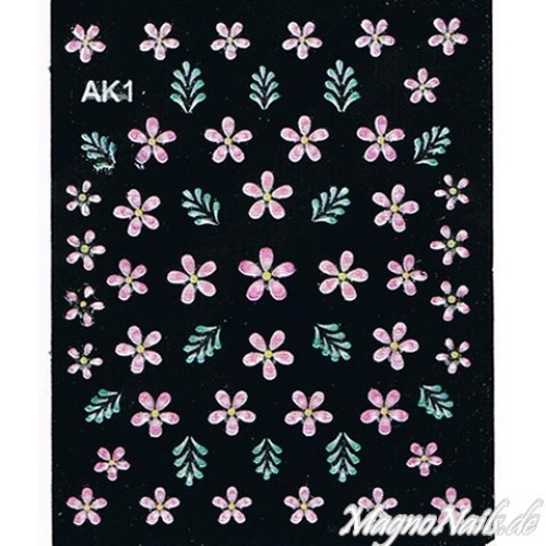 3D Nail StickerSeblstklebende Aufkleber Nagelsticker Nagelaufkleber