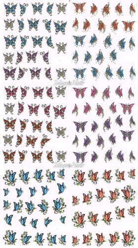 2D Nail Art Sticker