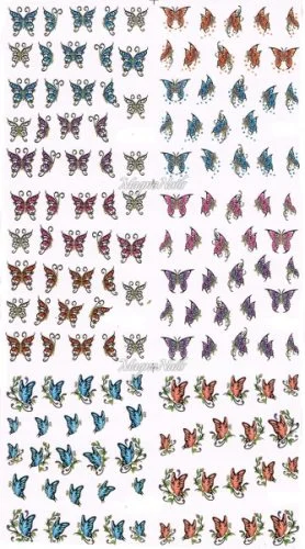 2D Nail Art Sticker