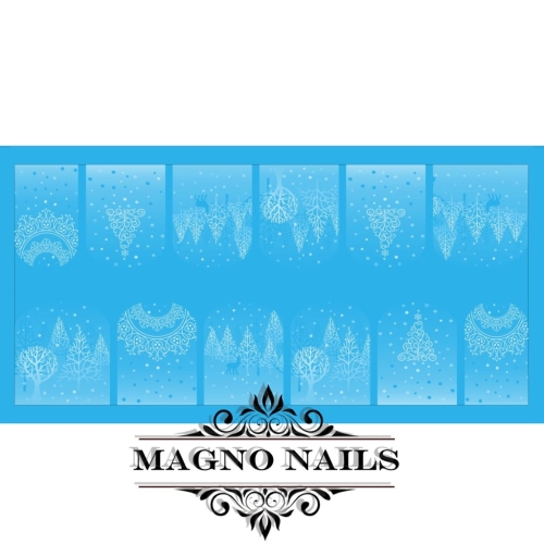 Nail Art Water Airbrush Sticker Wasser Tattos Winter