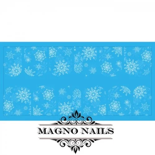 Nail Art Water Airbrush Sticker Wasser Tattos Schneeflocken