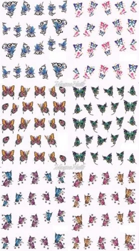 2D Nail Art Sticker