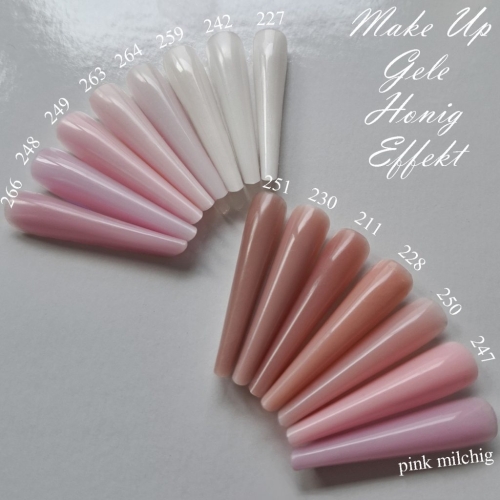Preview: UV Gel - 211 - Aufbau Make Up Gel - Brandy Rose