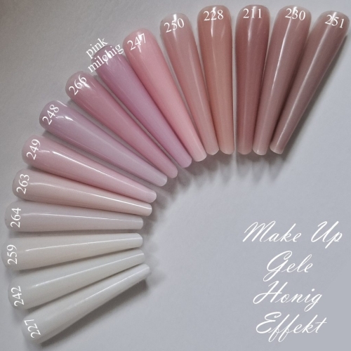 Preview: UV Gel - 211 - Aufbau Make Up Gel - Brandy Rose