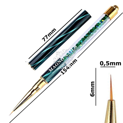 Cat Eye Designer Nail Art Pinsel